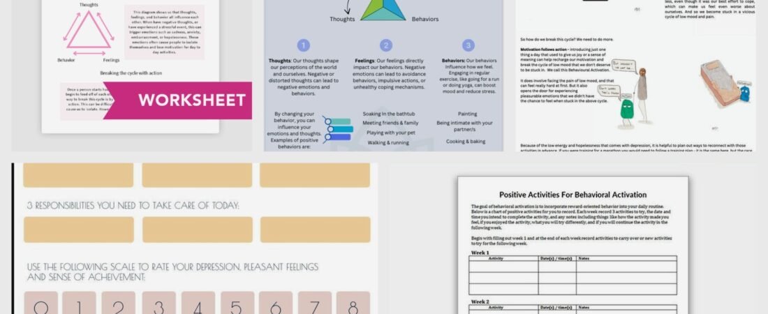Behavioural Activation Worksheet Pdf – Free PDF & Printable Resources