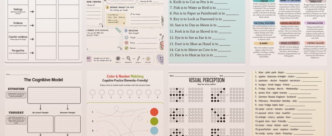 Cognition Worksheets – Free PDF & Printable Resources