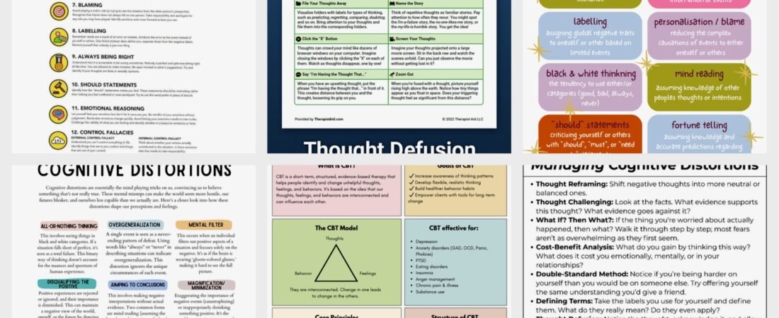 Cognitive Defusion Techniques Pdf – Complete Guide