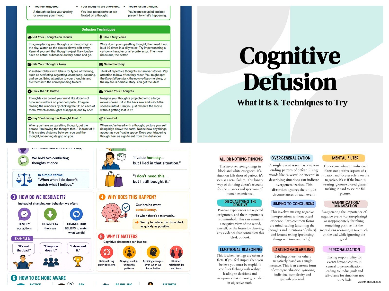 Cognitive Defusion Techniques Pdf – Complete Guide