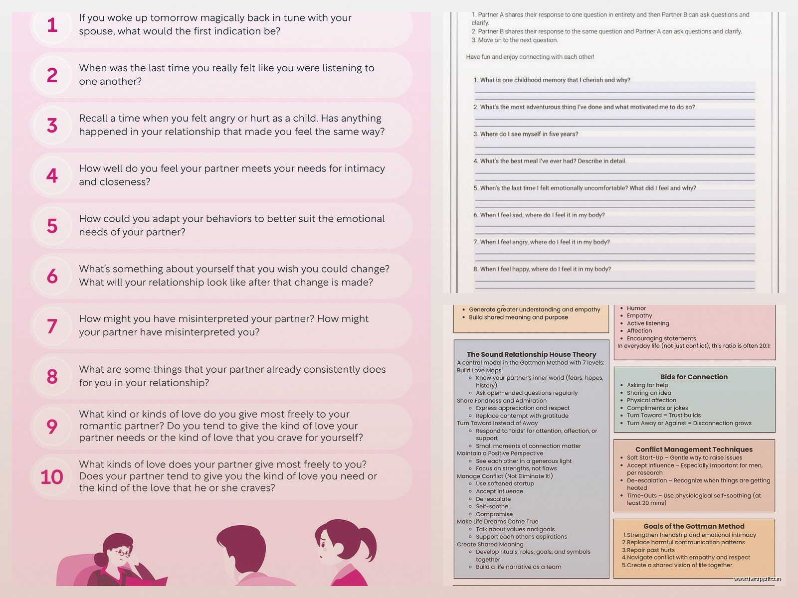 Couples Therapy Handouts – Everything You Need to Know