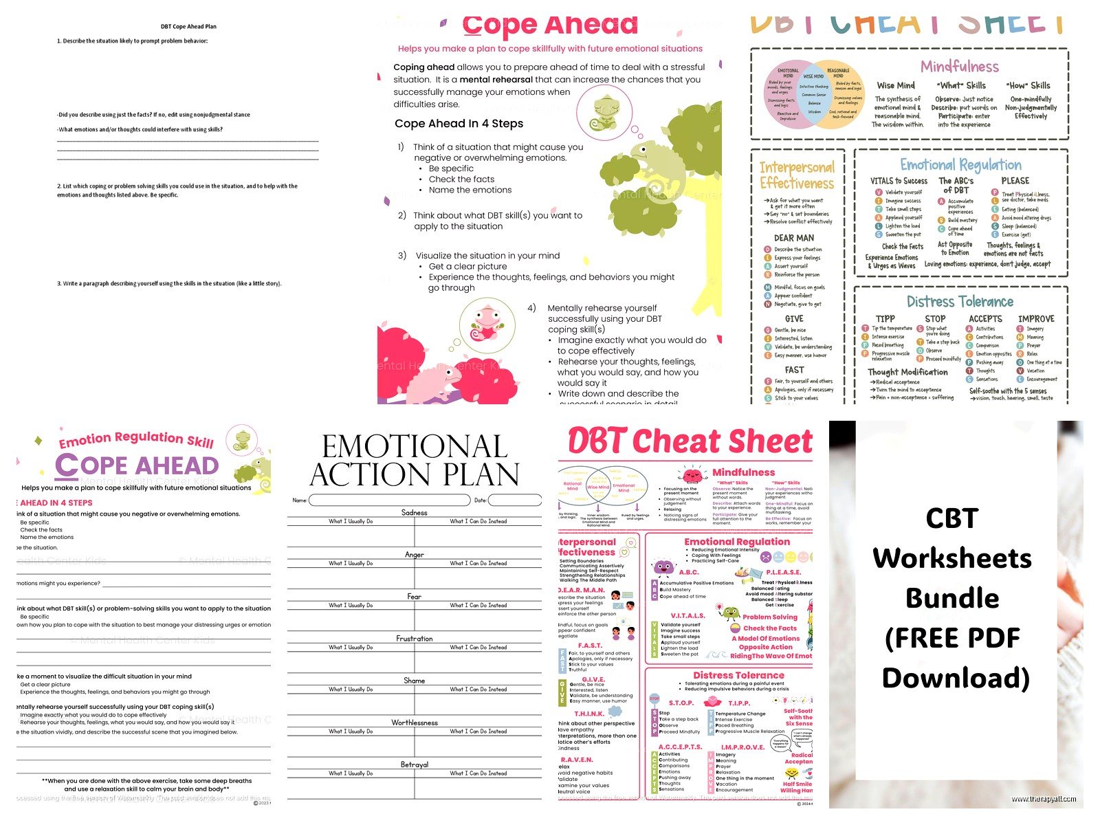 Dbt Cope Ahead Worksheet Pdf – Free PDF & Printable Resources