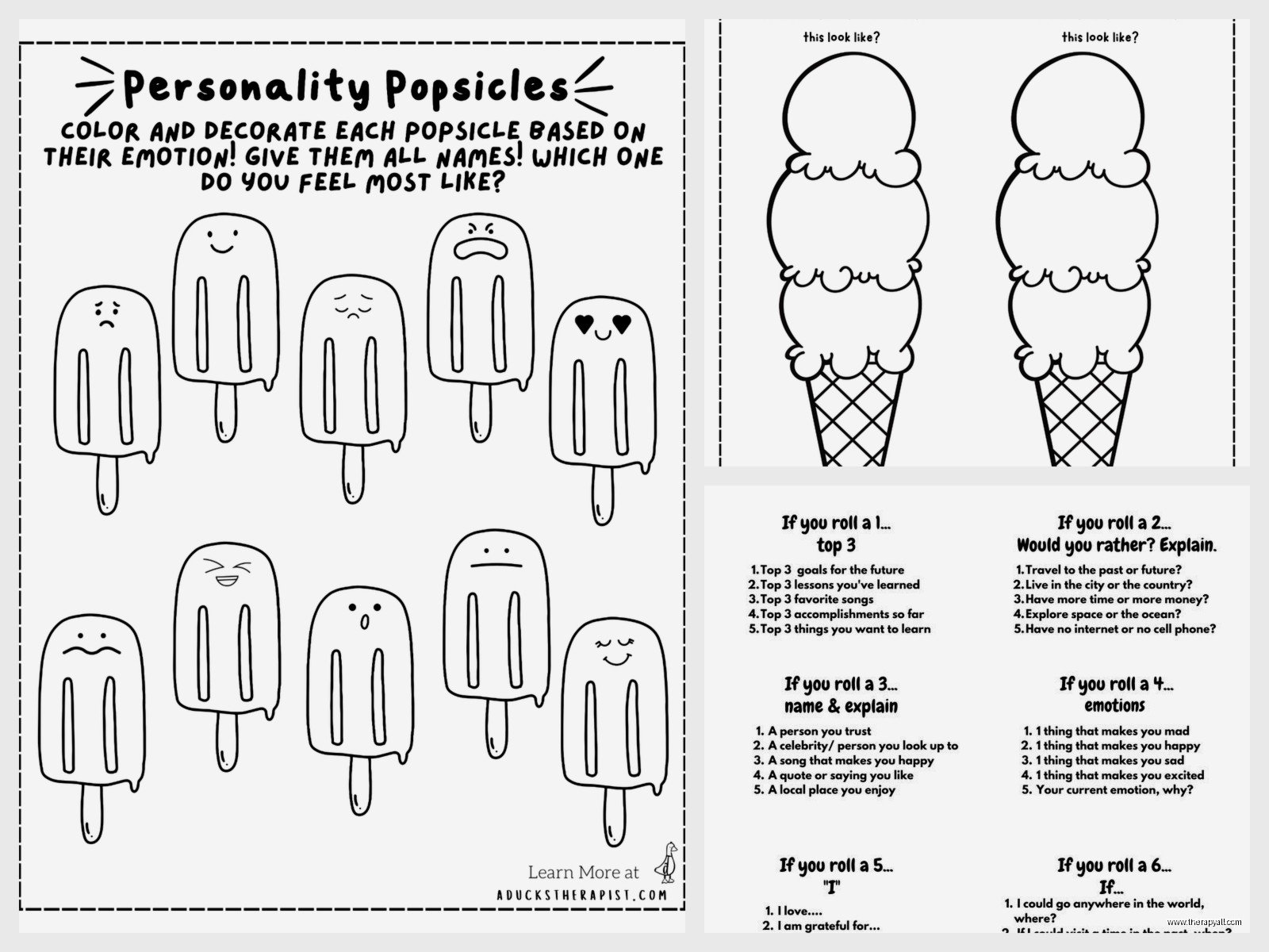 Fun Therapy Worksheets – Free PDF & Printable Resources