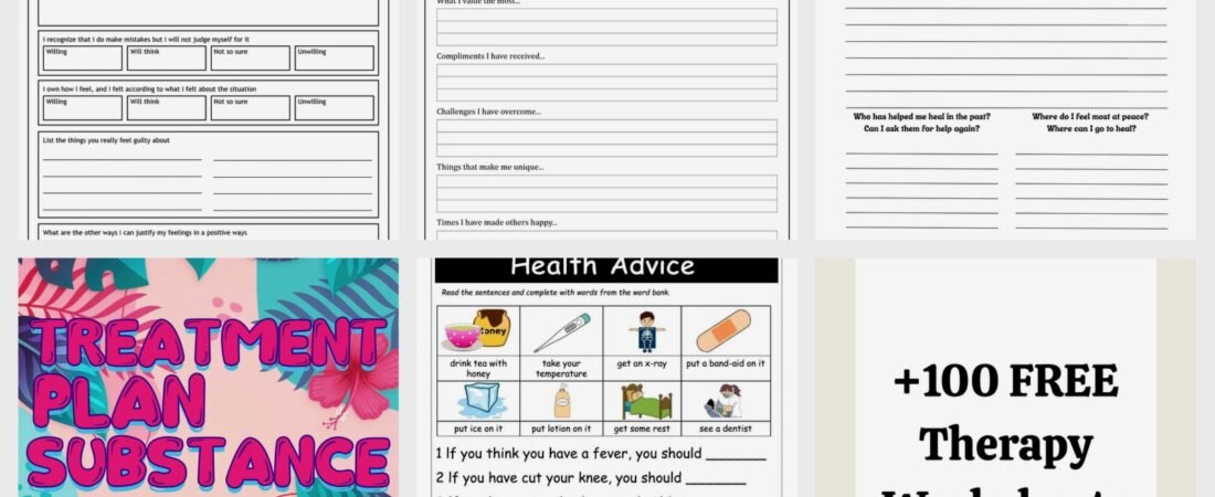Treatment Worksheets – Free PDF & Printable Resources