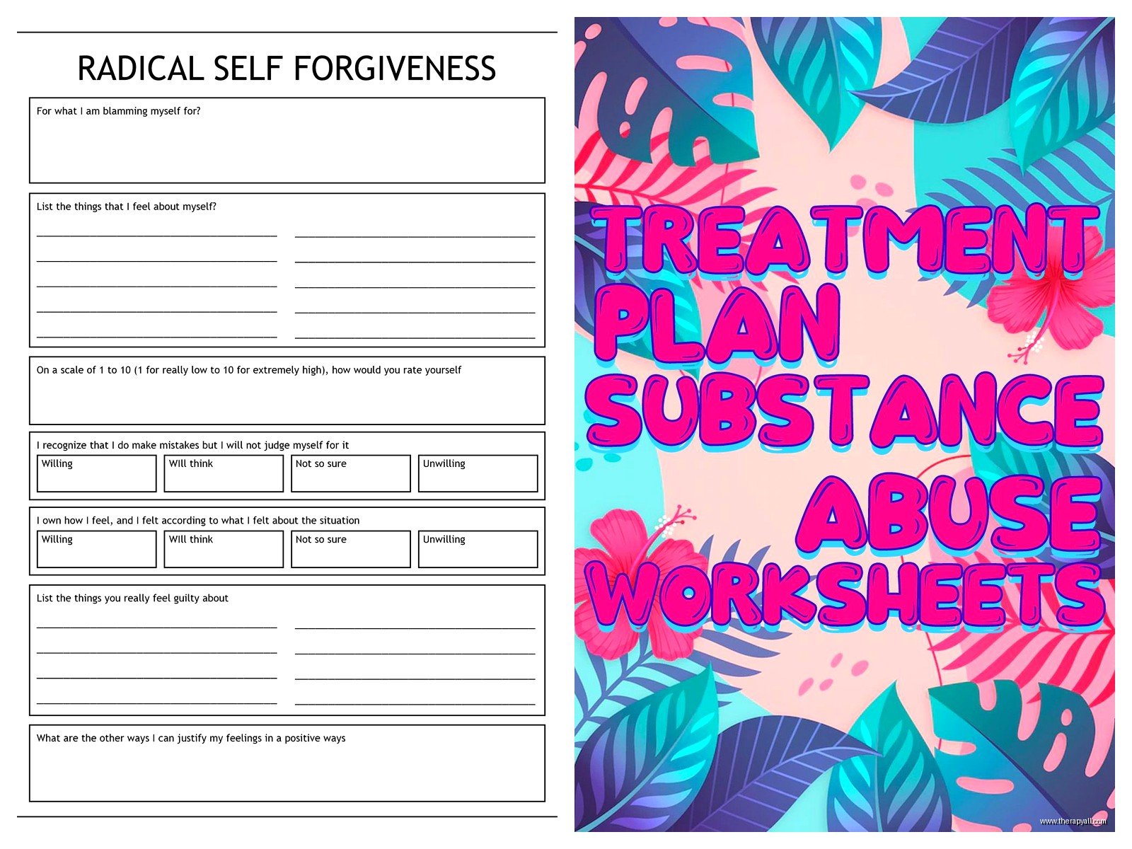 Treatment Worksheets – Free PDF & Printable Resources