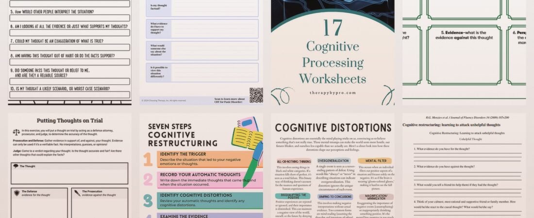 Cognitive Restructuring Worksheet: Change Negative Thought Patterns