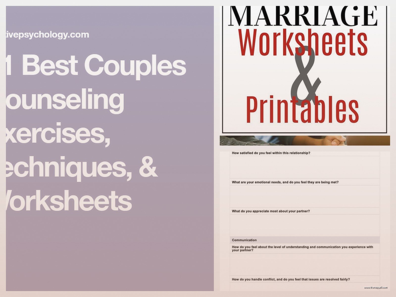 Free Couples Therapy Worksheets to Strengthen Your Relationship