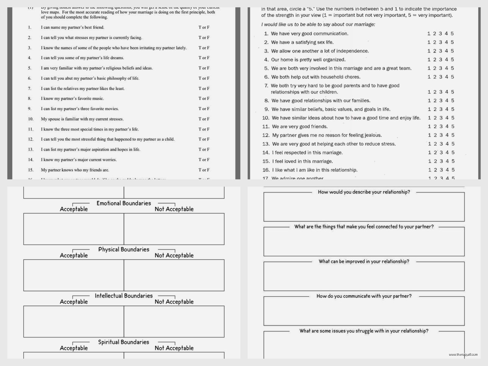 Marital Counseling Worksheets: Rebuild Trust and Connection