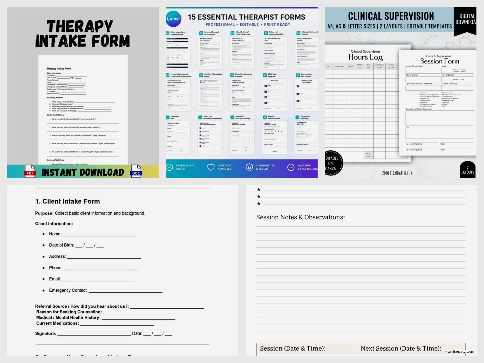 Therapist Forms – Complete Guide & Resources